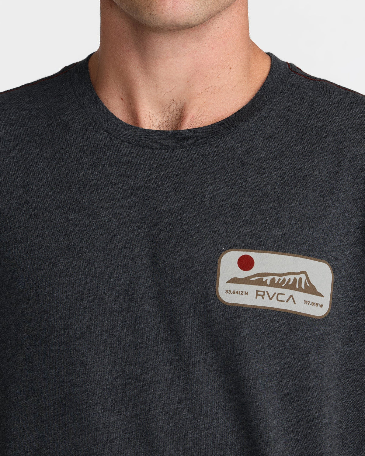 RVCA ISLAND TIME SHORT SLEEVE - BLK