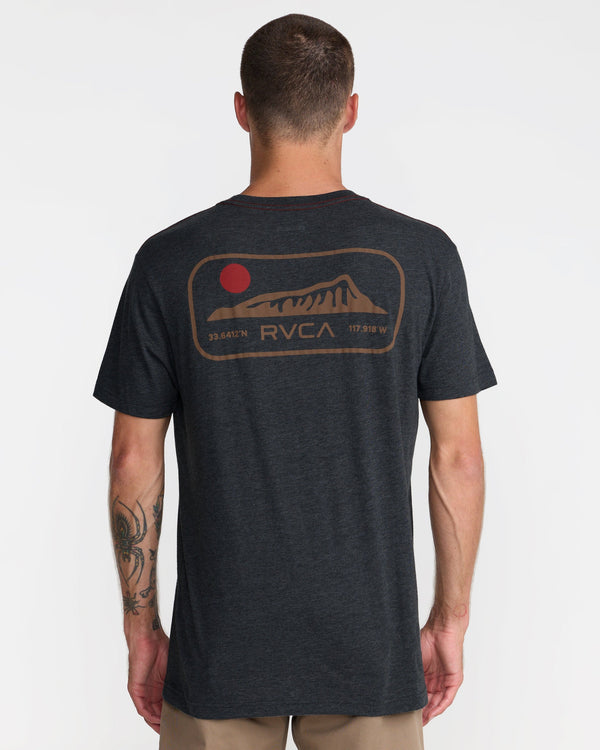 RVCA ISLAND TIME SHORT SLEEVE - BLK