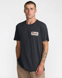RVCA ISLAND TIME SHORT SLEEVE - BLK