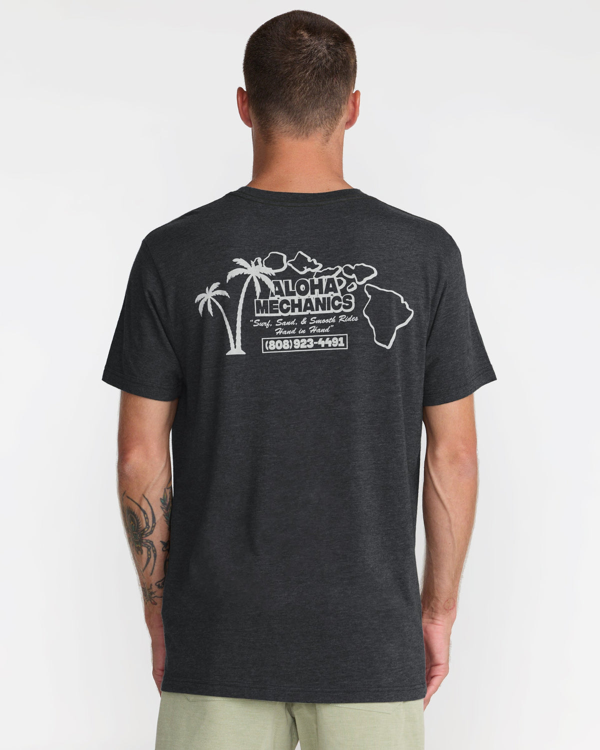 RVCA ALOHA MECHANICS SHORT SLEEVE - PTK