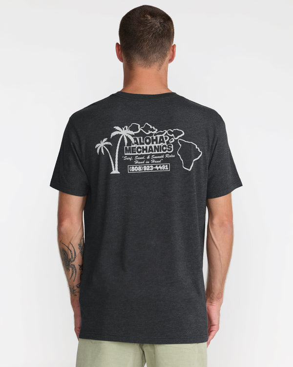RVCA ALOHA MECHANICS SHORT SLEEVE - PTK