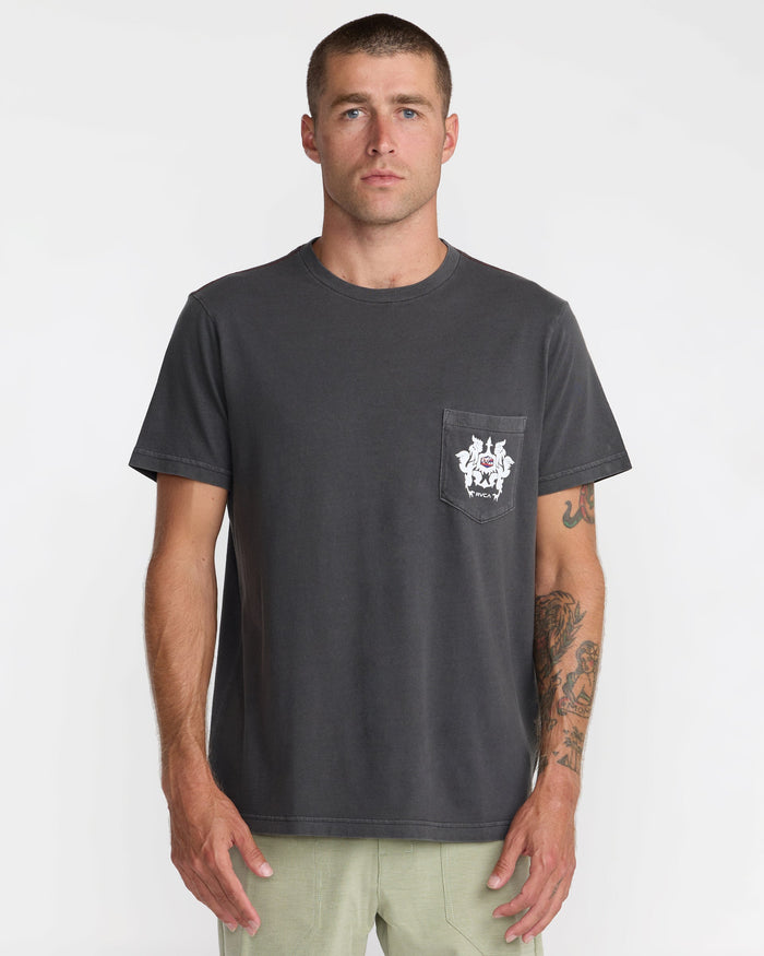 RVCA HAWAII CREST SHORT SLEEVE - CER