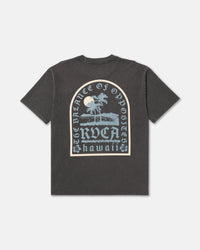 RVCA TOMBSTONE COVE TEE - BLK