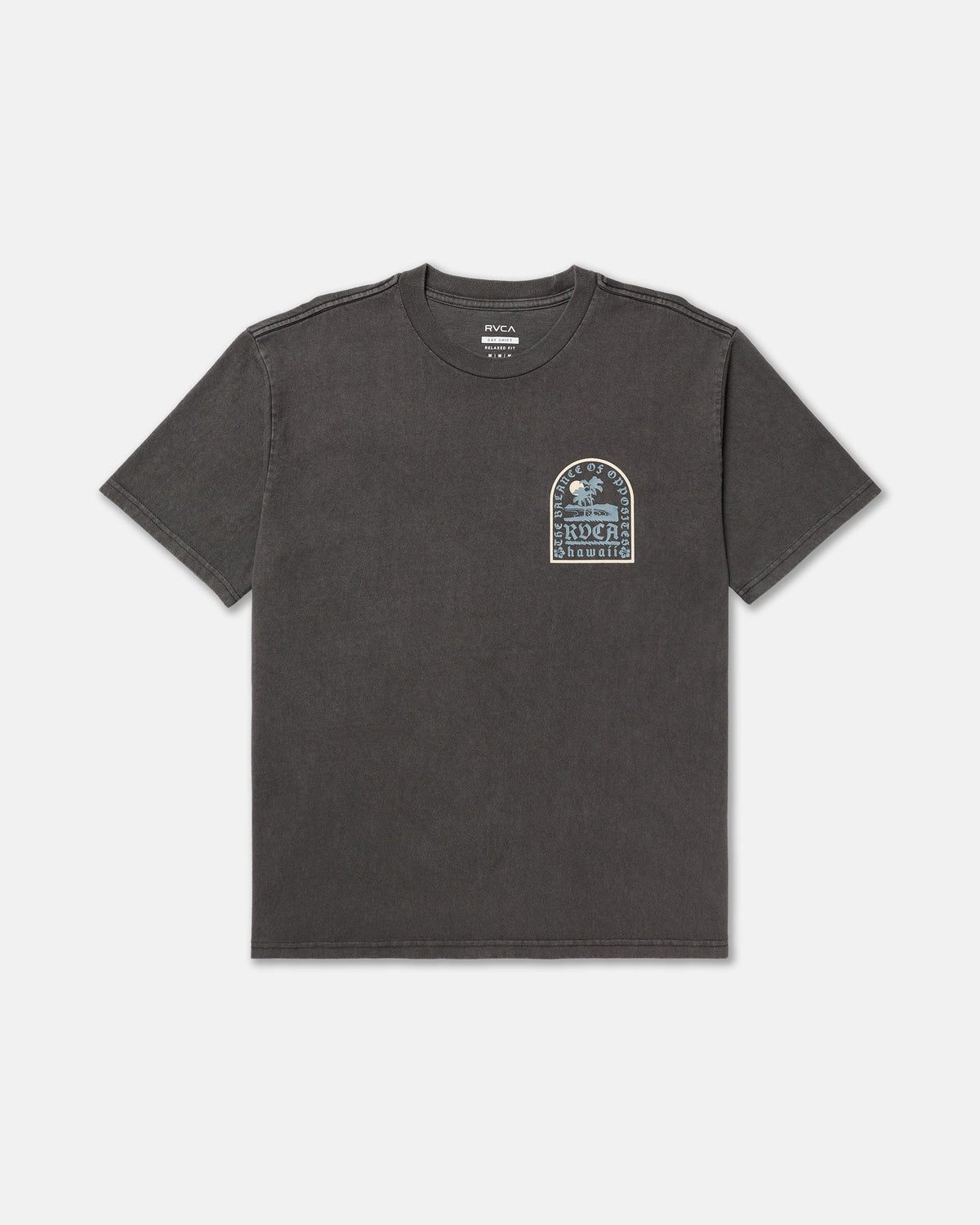 RVCA TOMBSTONE COVE TEE - BLK