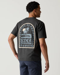 RVCA TOMBSTONE COVE TEE - BLK