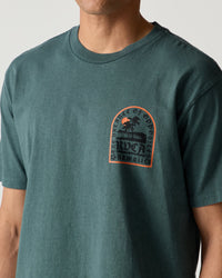 RVCA TOMBSTONE COVE TEE - DGN