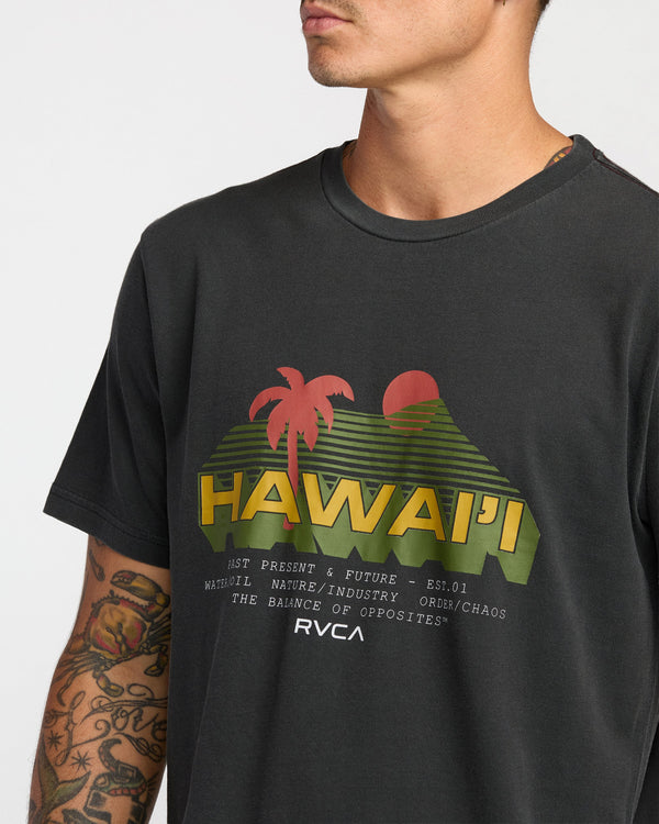 RVCA TIMELESS SHORT SLEEVE TEE - PTK
