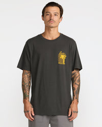 RVCA PALM ROW SHORT SLEEVE SHIRT - PTK