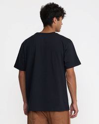 RVCA TAPOUT DAYSHIFT TEE - BLK