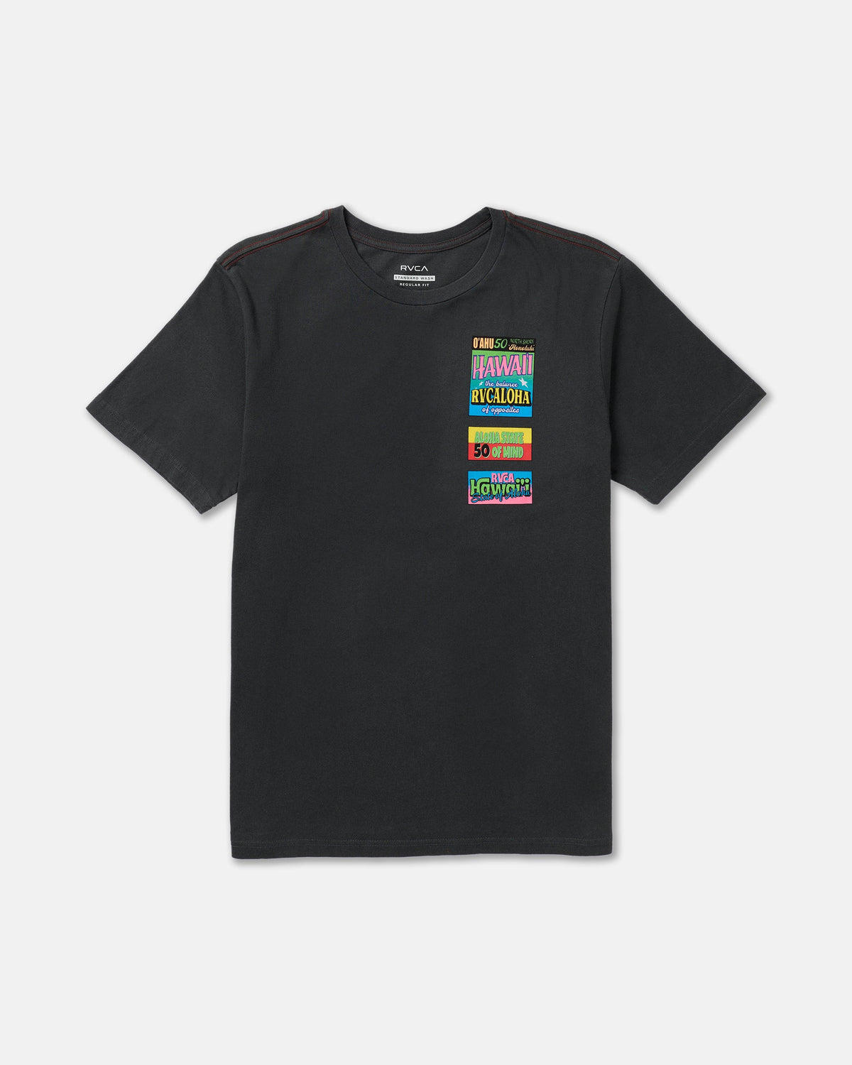 RVCA ISLAND TIME SS TEE - PTK