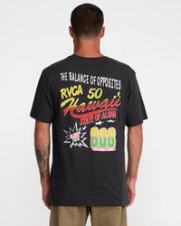 RVCA ISLAND TIME SS TEE - PTK