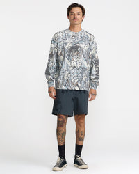 RVCA TAPOUT HEAVYWEIGHT LONG SLEEVE - CAMO