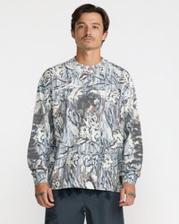 RVCA TAPOUT HEAVYWEIGHT LONG SLEEVE - CAMO