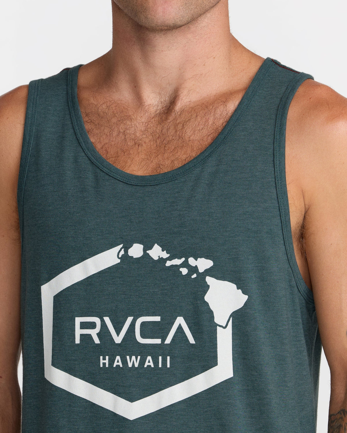 RVCA ISLAND HEX TANK - ABG