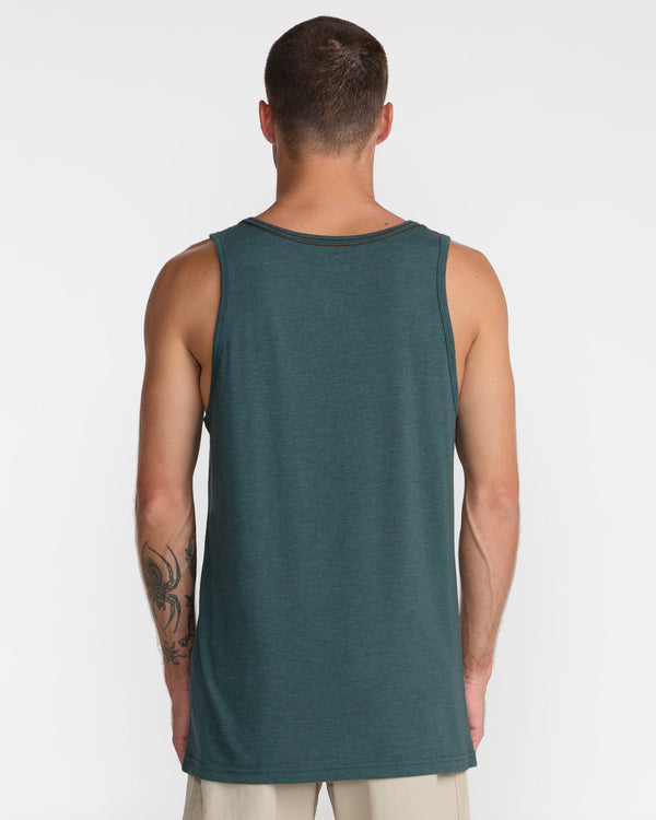 RVCA ISLAND HEX TANK - ABG