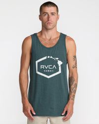 RVCA ISLAND HEX TANK - ABG