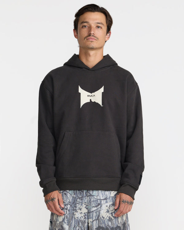 RVCA TAPOUT P/O HOODIE - BLK