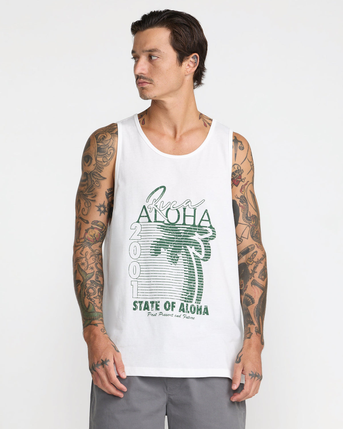 RVCA PALM ROW TANK - ANW