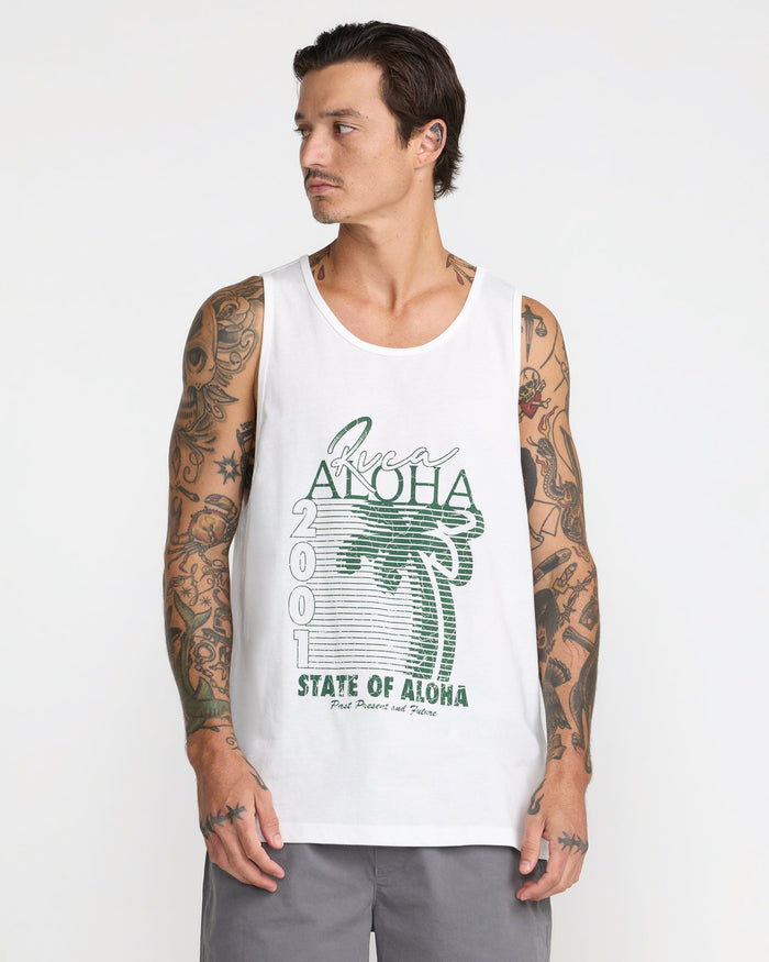 RVCA PALM ROW TANK - ANW