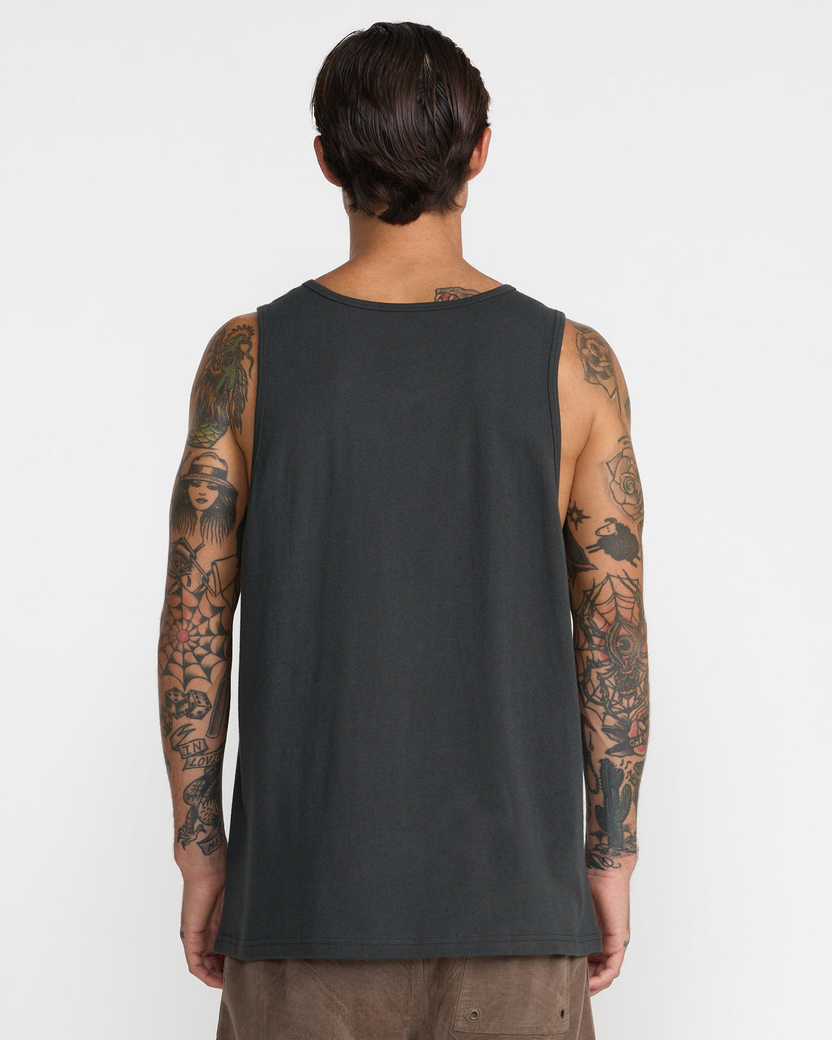 RVCA PALM ROW TANK - BLK