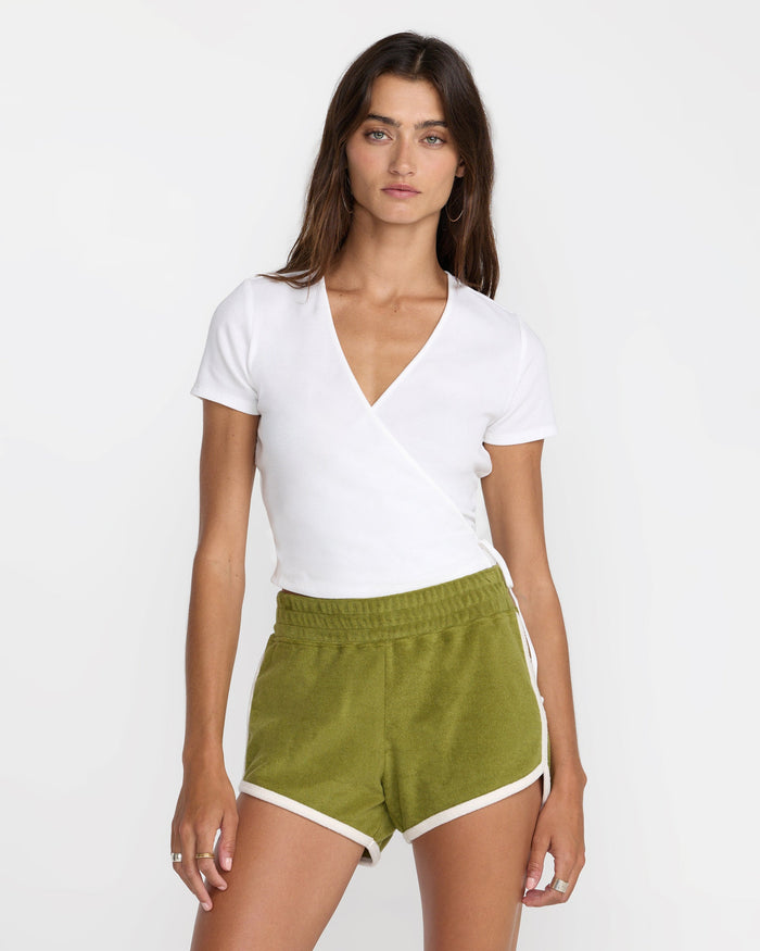 RVCA ROMA WRAP TOP - WPW