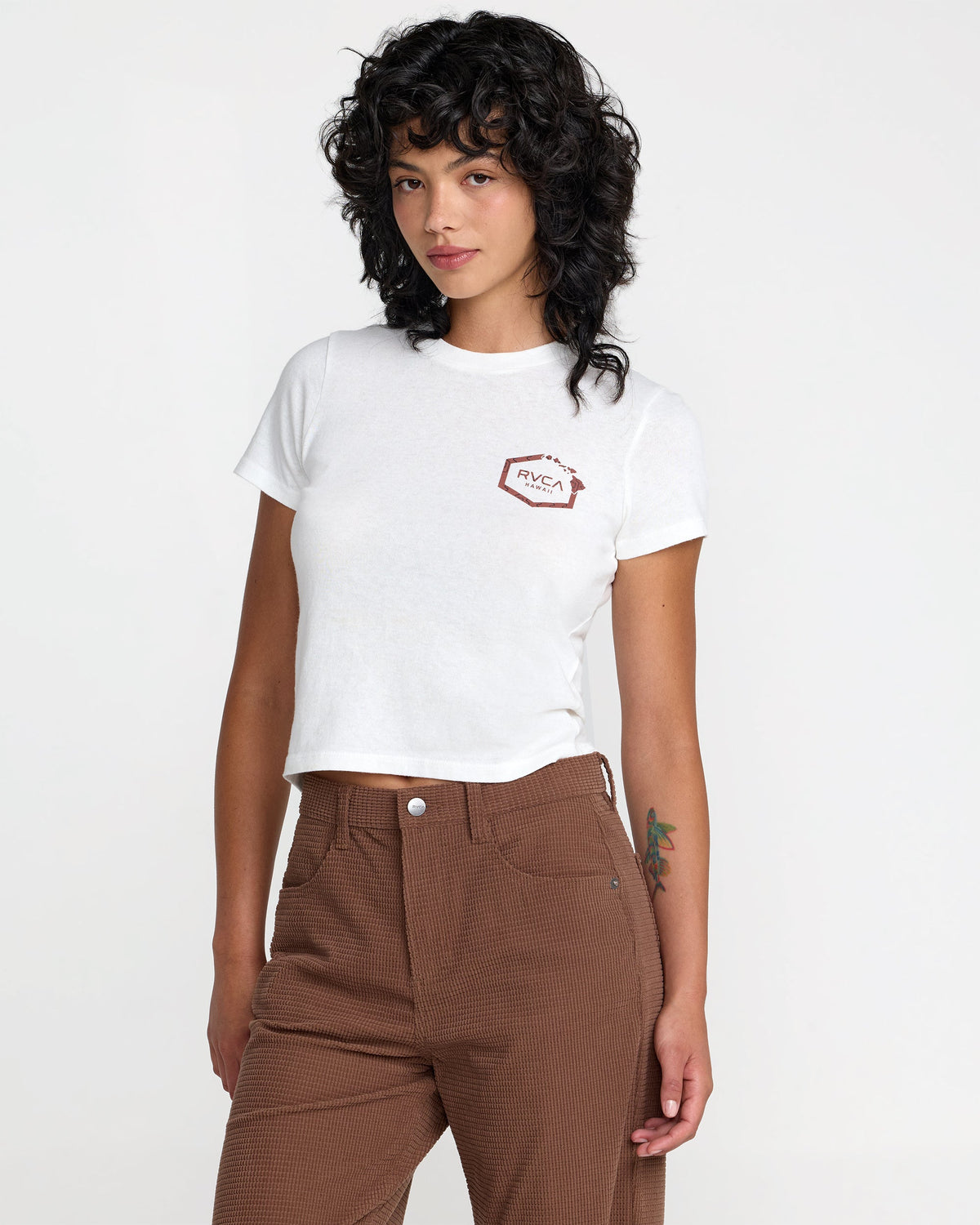 RVCA HAWAII HEX 411 TEE - ANW