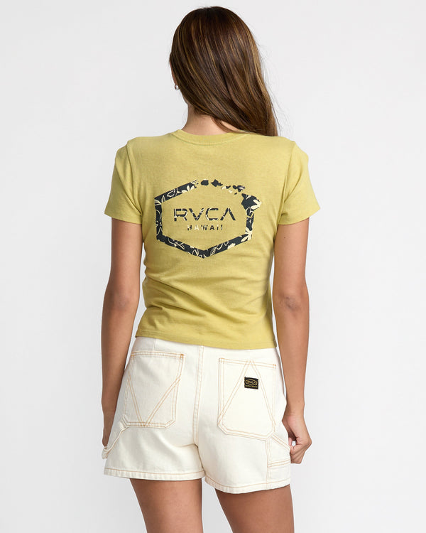 RVCA HAWAII HEX 411 TEE - TYM