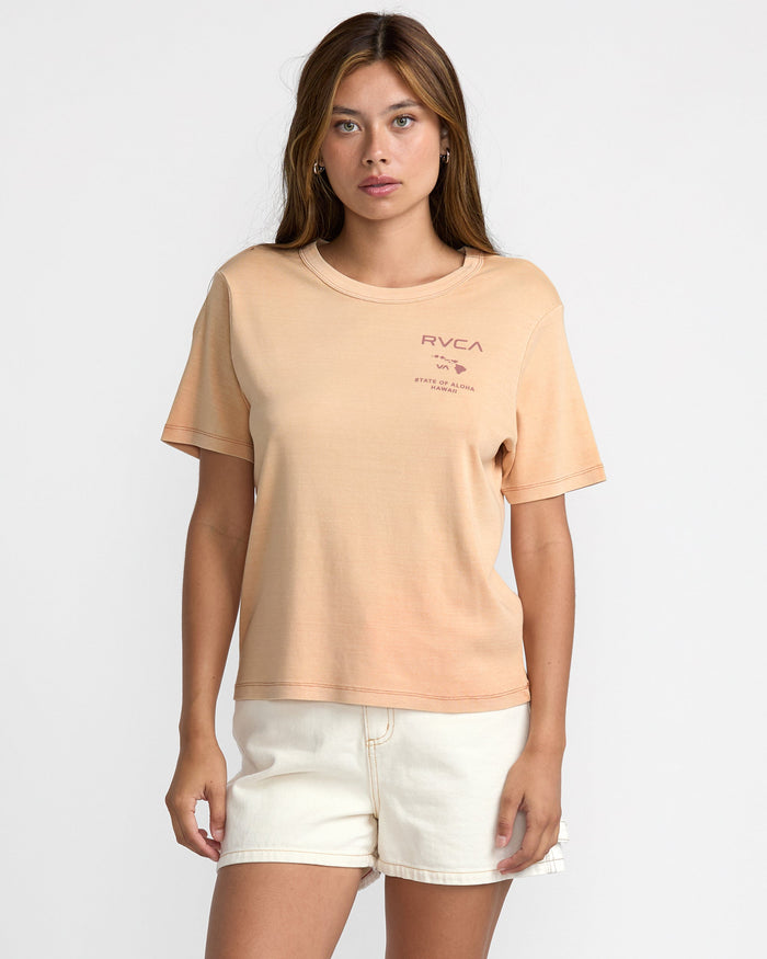 RVCA STATE OF ALOHA DAILY TEE - EPK