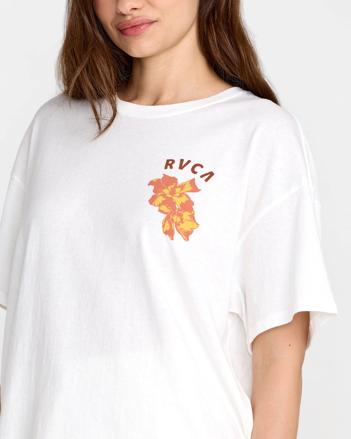 RVCA ALOHA BF TEE - VINTAGE WHITE