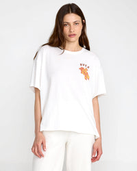 RVCA ALOHA BF TEE - VINTAGE WHITE