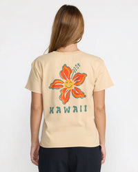 RVCA HAPPY HIBISCUS RELAXED TEE - LHT