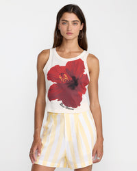 RVCA HIBISCUS TANK - CLO