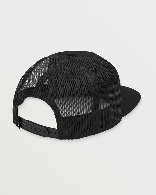 RVCA GARDENS TRUCKER HAT - BLK