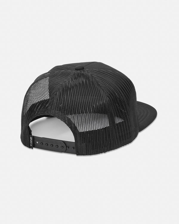 RVCA SHARK TOURS FOAMY TRUCKER HAT