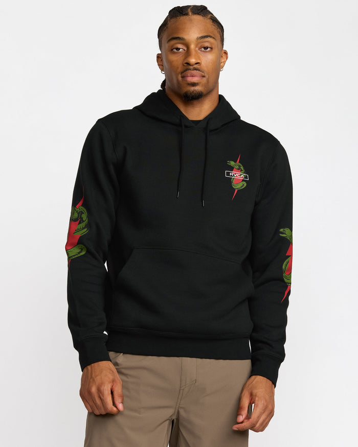 RVCA SHOCK SQUAD HOODIE - BLK