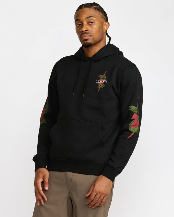 RVCA SHOCK SQUAD HOODIE - BLK