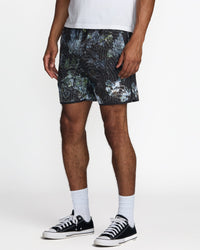 RVCA HAWAII YOGGER HYBRID TECH 17" - BLK