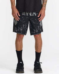 RVCA YOGGER STRETCH CONTRAST 17" SHORTS - BL2
