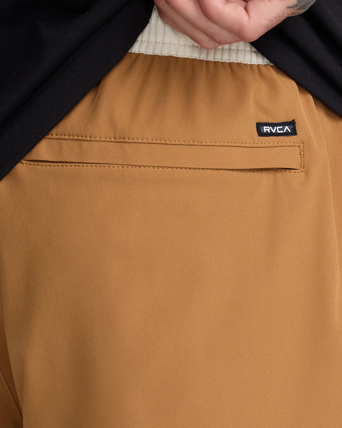 RVCA YOGGER STRETCH CONTRAST 17" SHORTS - CML