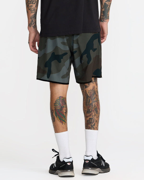 RVCA YOGGER STRETCH CONTRAST 17" SHORTS - GNR6