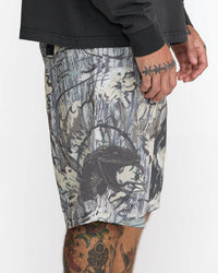 RVCA TAPOUT MESH SHORTS - CAMO