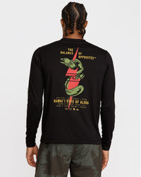 RVCA SHOCK SQUAD LONG SLEEVE - BLK