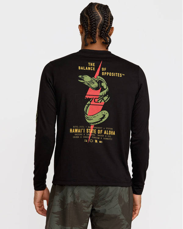 RVCA SHOCK SQUAD LONG SLEEVE - BLK