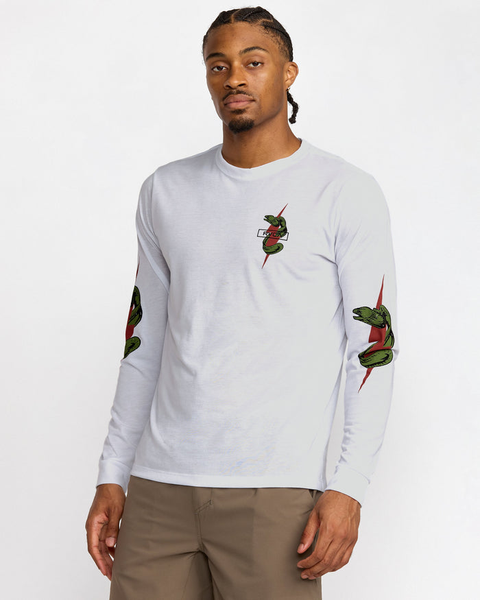 RVCA SHOCK SQUAD LONG SLEEVE - WHT