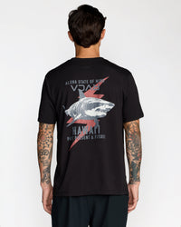 RVCA TIGER SHARK SS TEE - BLK