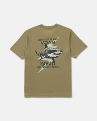 RVCA TIGER SHARK SS TEE - CVG