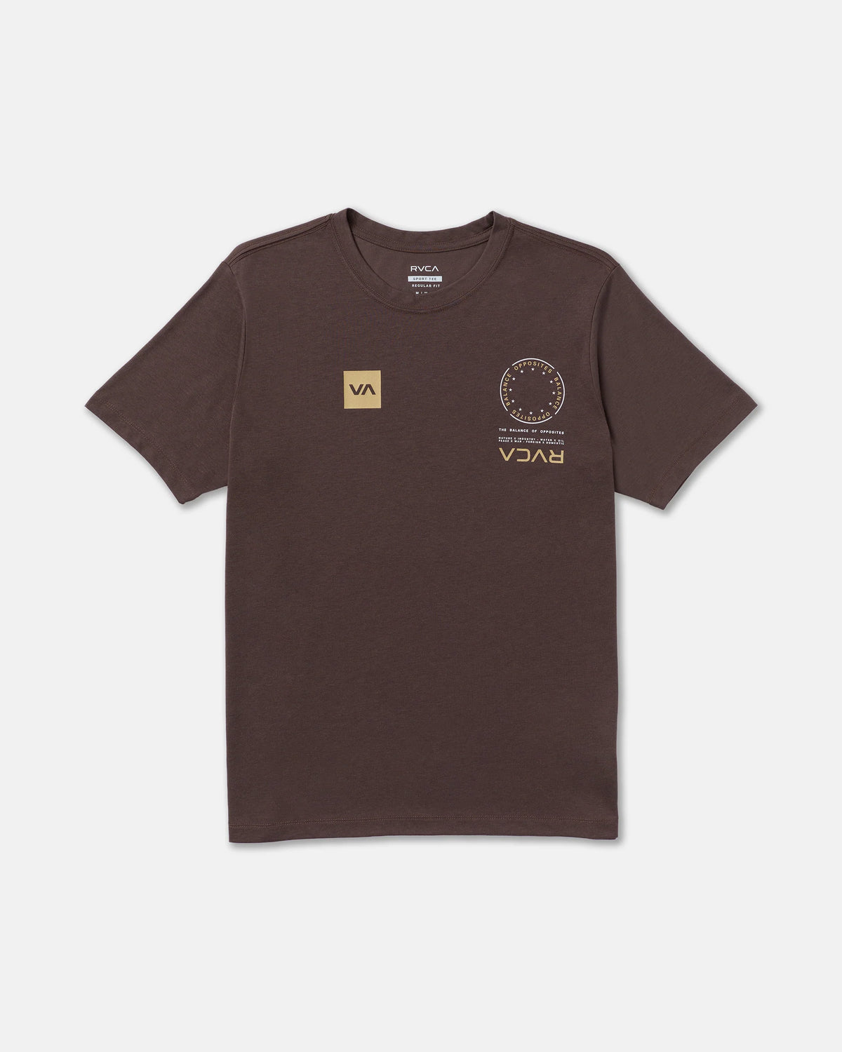 RVCA VA MARK 2 SHORT SLEEVE - MOCHA