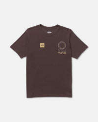 RVCA VA MARK 2 SHORT SLEEVE - MOCHA