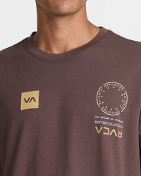 RVCA VA MARK 2 SHORT SLEEVE - MOCHA