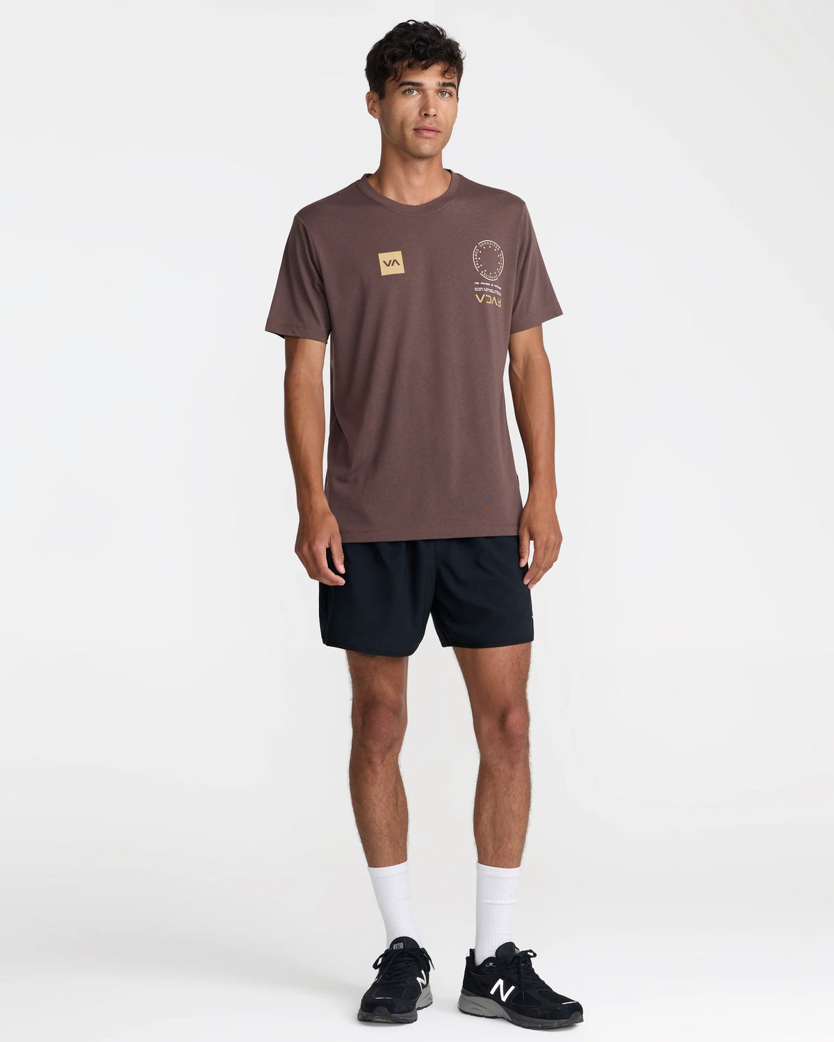 RVCA VA MARK 2 SHORT SLEEVE - MOCHA